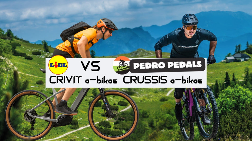 Cheap E-Bikes in Ireland 2025 | Lidl e-bikes vs Crussis Comparison by Pedro Pedals
