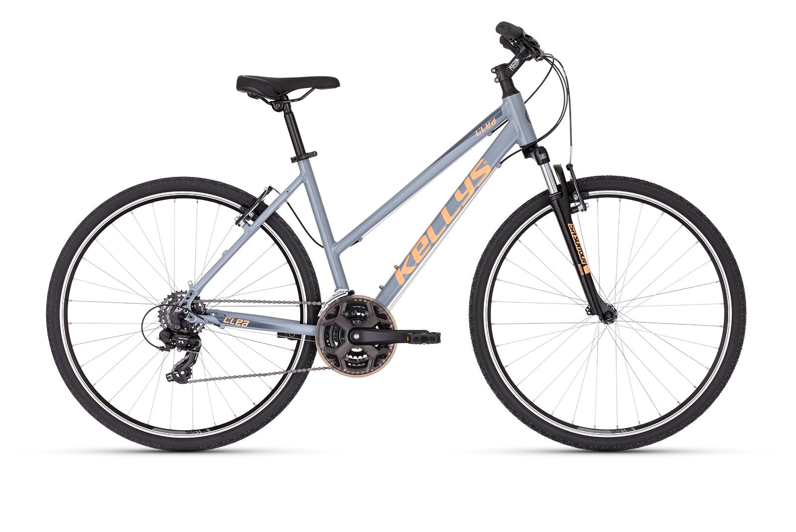 Hybrid bicycle KELLYS Clea 10 Misty Blue