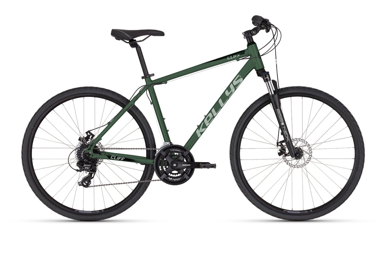 Hybrid bicycle KELLYS Cliff 70 Moss Green