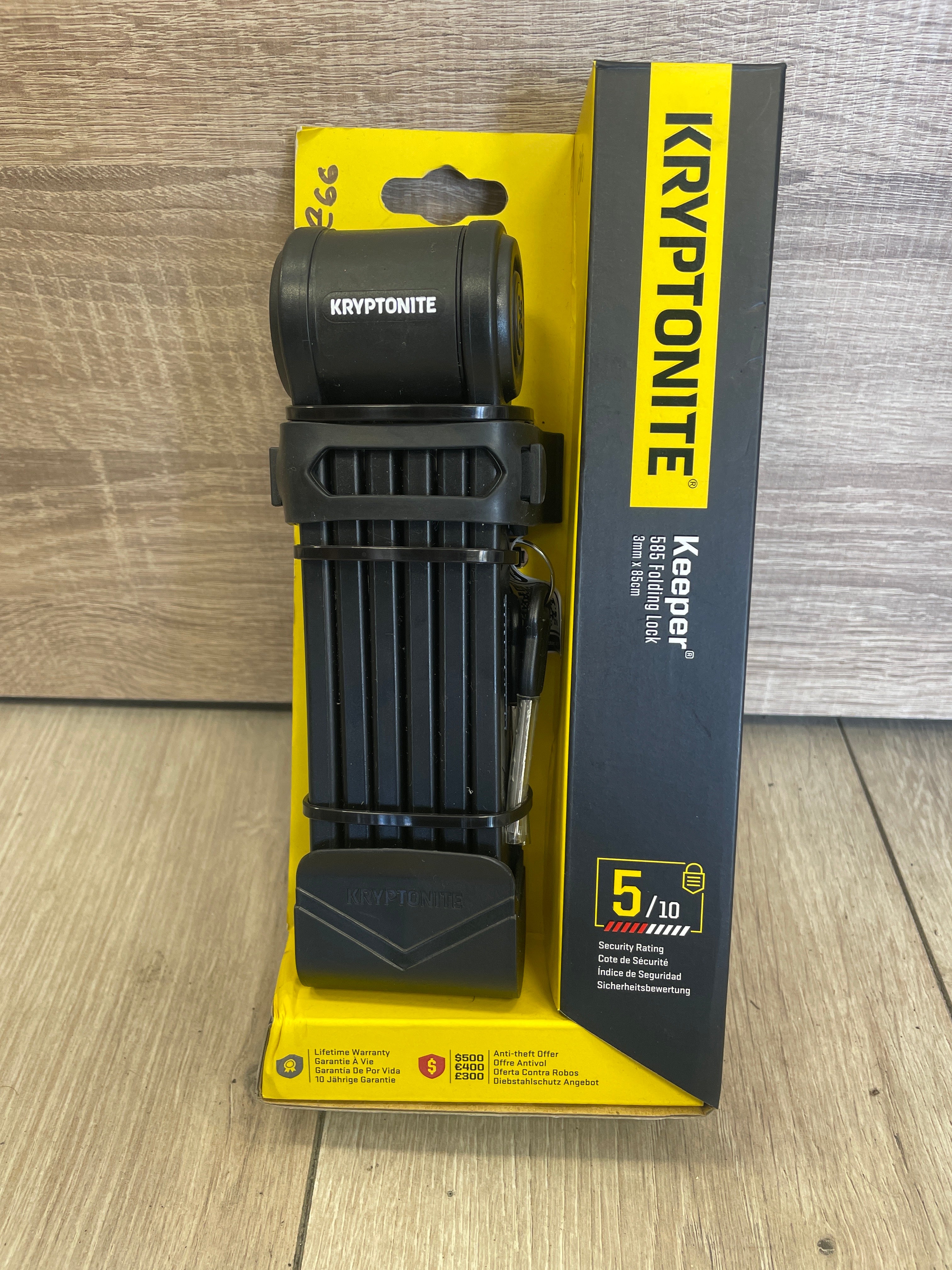 Kryptonite keeper - 585 Folding Bike lock