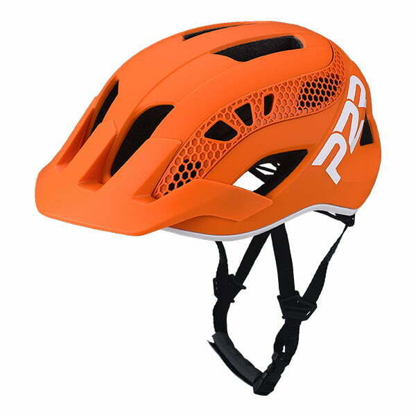 P2R ZENERO, S/M (55-58 cm), Matte Orange/White