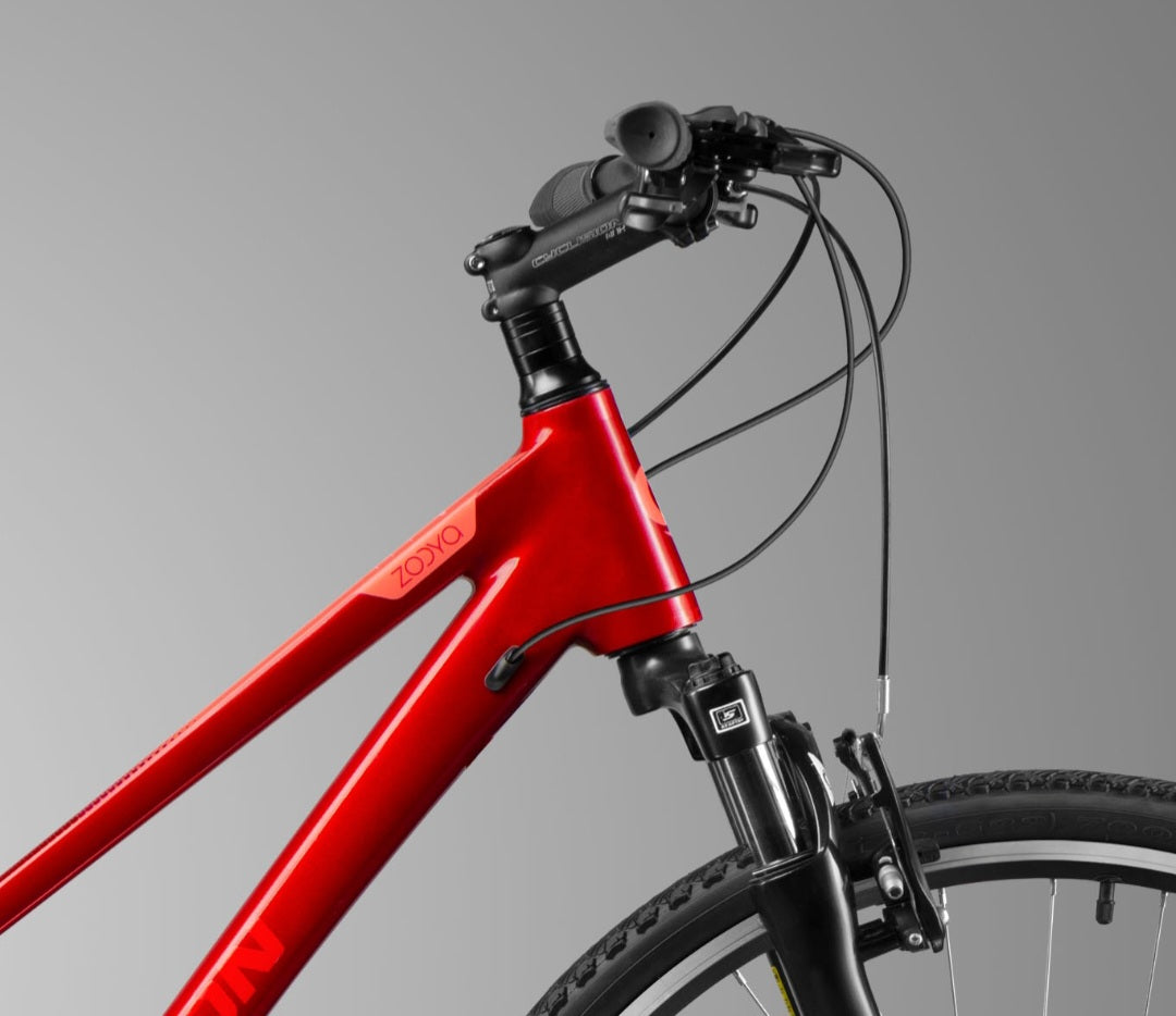 Zodya 5 Scarlet red ladie's hybrid bike