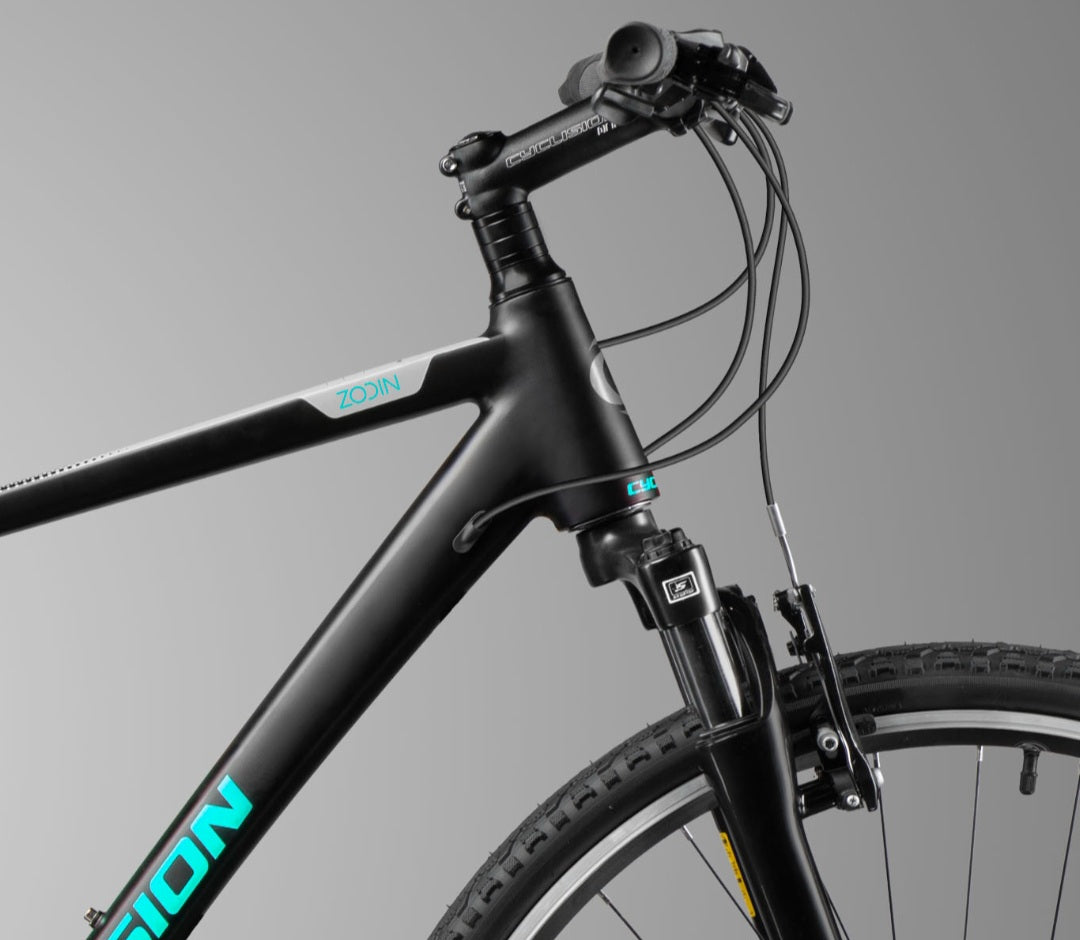 Cyclision Zodin 5 Dark Minty Hybrid bike
