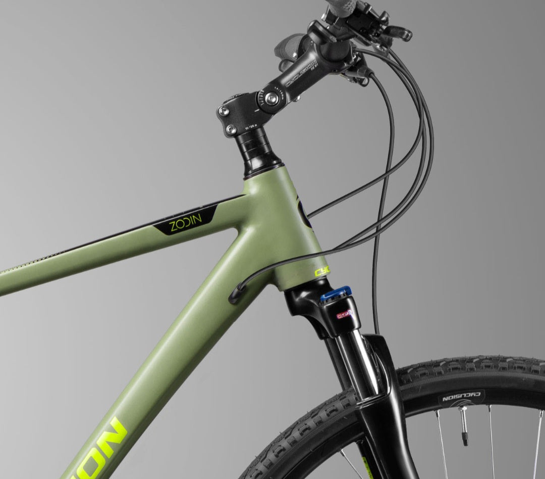 Cyclision Zodin 4 Flash Army Hybrid bike