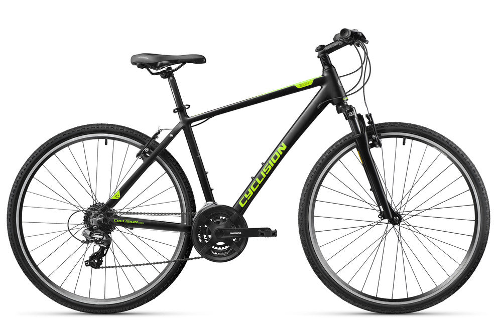 Cyclision Zodin 5 Midnight Lime Hybrid bike XL