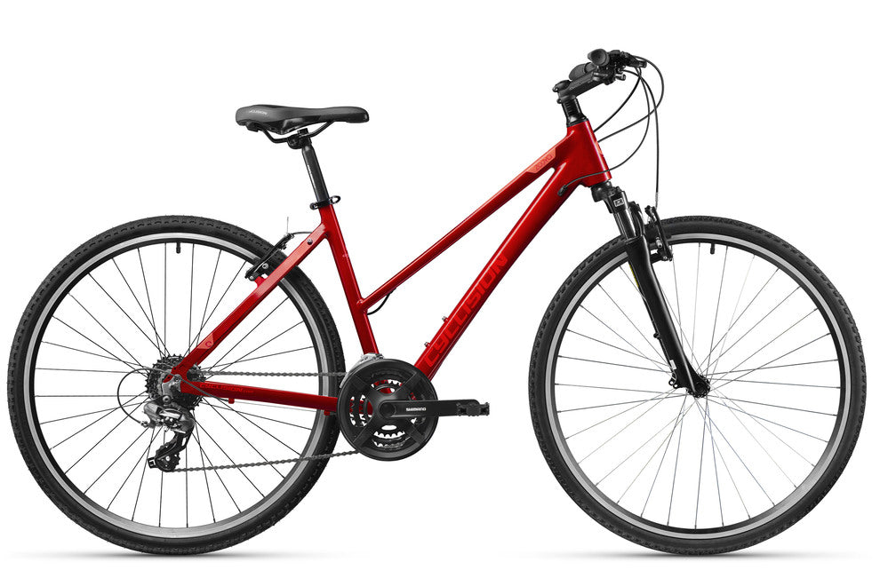 Zodya 5 Scarlet red ladie's hybrid bike