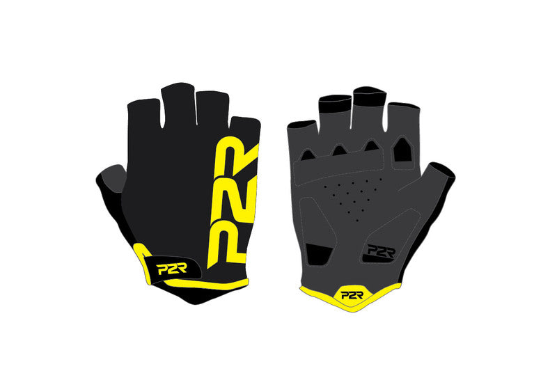 P2R GRIPPEX, cycling gloves, black-lime