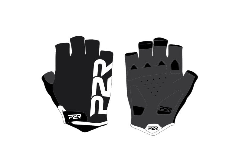 P2R ZARRIA, cycling gloves, black-white