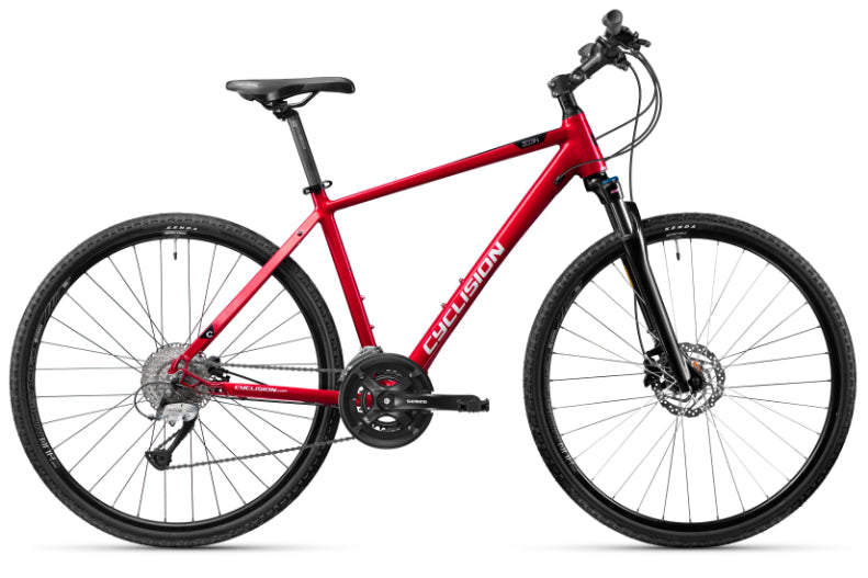 Cyclision Zodin 3 Red Soul hybrid bike