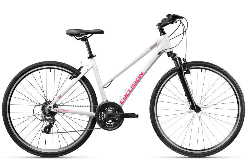 Cyclision Zodya 5 Snowberry ladies hybrid bike