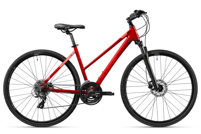 CYCLISION Zodya 4 Scarlet Red Ladies hybrid bike