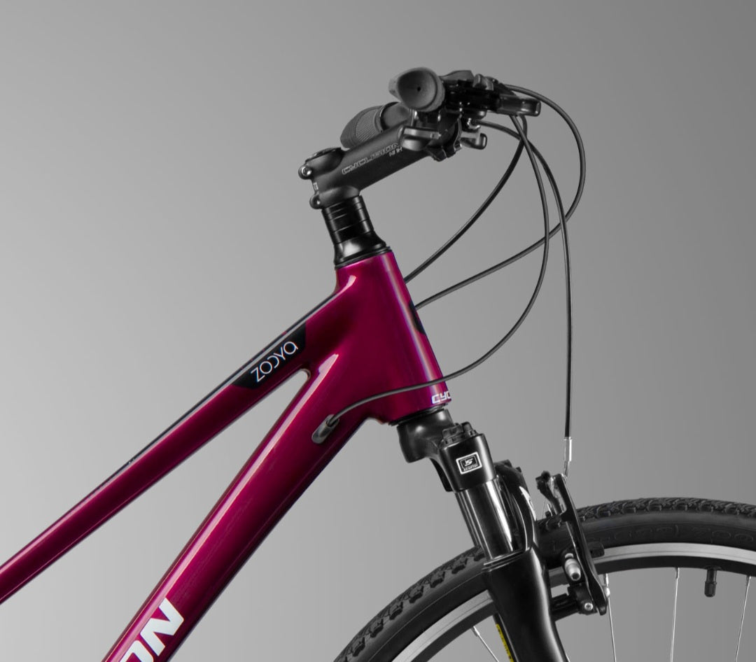Cyclision Zodya 5 Dark Orchid ladies hybrid bike