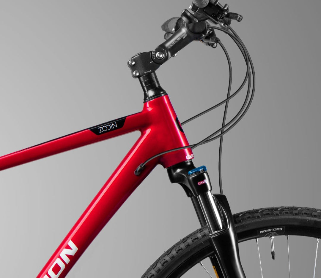 Cyclision Zodin 4 Red Soul Hybrid bike