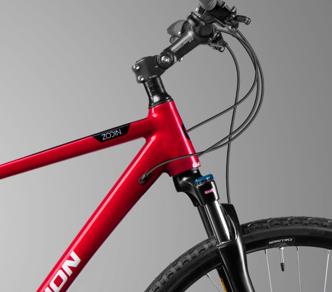 Cyclision Zodin 3 Red Soul hybrid bike