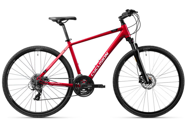 Cyclision Zodin 4 Red Soul Hybrid bike
