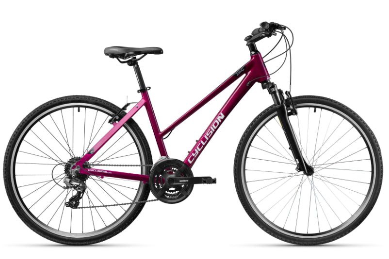 Cyclision Zodya 5 Dark Orchid ladies hybrid bike