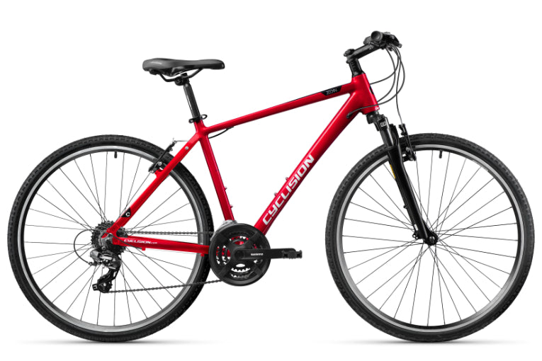 Cyclision Zodin 5 Red Soul Hybrid bike